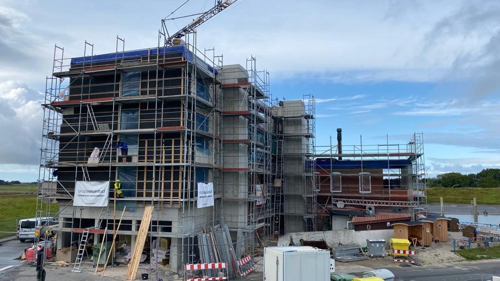 Budynek wielorodzinny na wyspie Pellworm