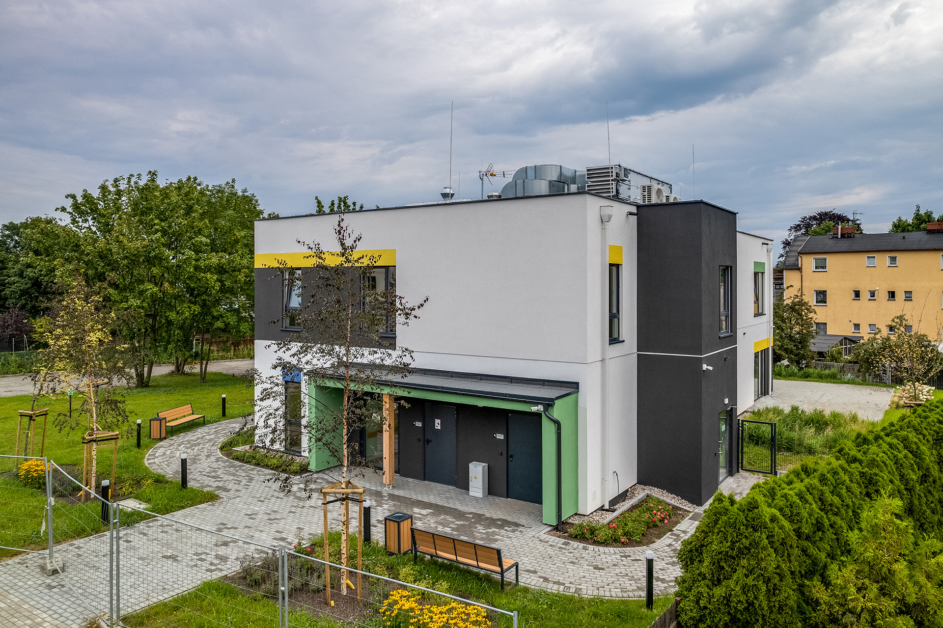 Prefabrykowany budynek COM w Rumi